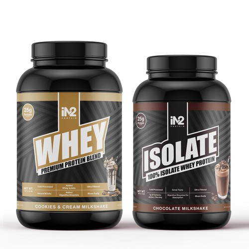 Whey Protein label
