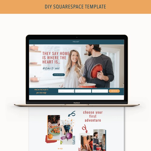 FEAST | Customisable Squarespace Template