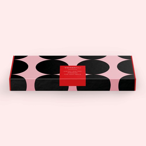 Box for line of insoles for high heels