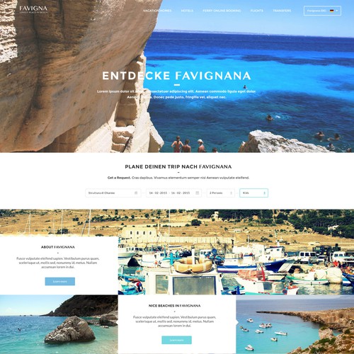 Site for Favignana Tourism