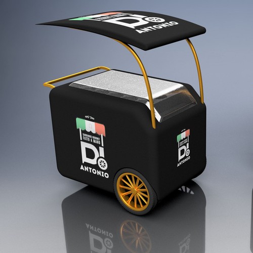 3D Design Entry of Food Cart