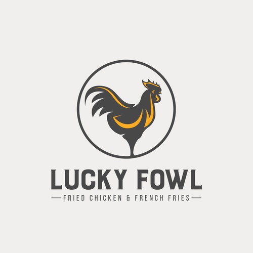 Logo and website for a Fried Chicken & French Fries restaurant