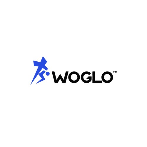 Logo for fitness apparel "woglo"