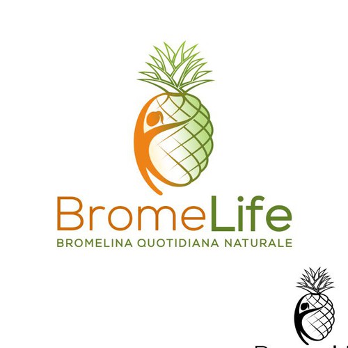 BromeLife - Logo Design for Bromelain natural supplement