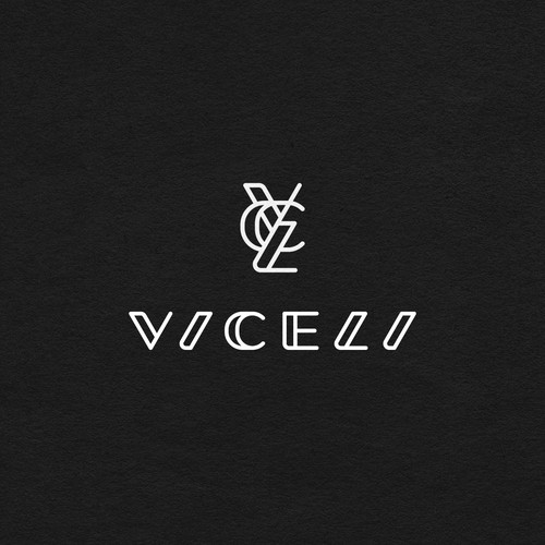 Wordmark and monogram logo for fashion brand