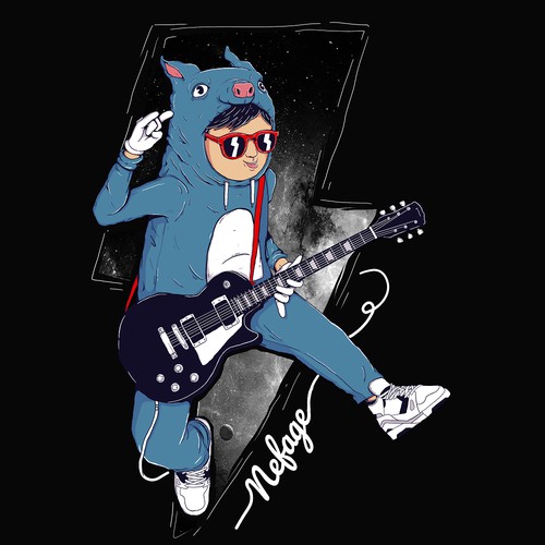 Guitar cute