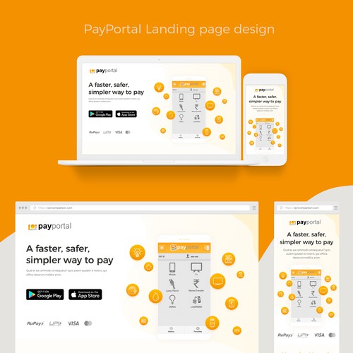 Landing Page for PayPortal.in