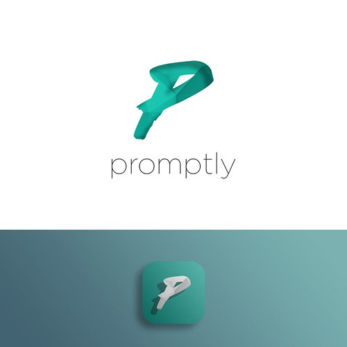 Logo and App Icon Design for Promptly