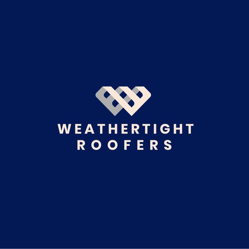 Roof logo for construction company