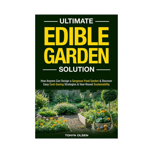 Edible Garden Book Cover Design