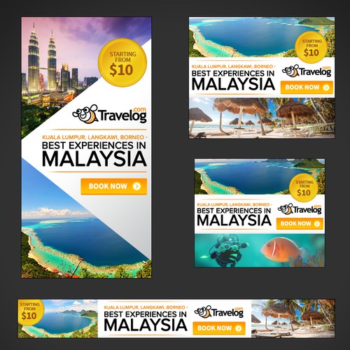 Banner Ads for Travel Site