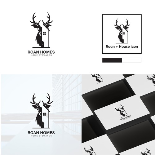 Roan Homes Logo Design