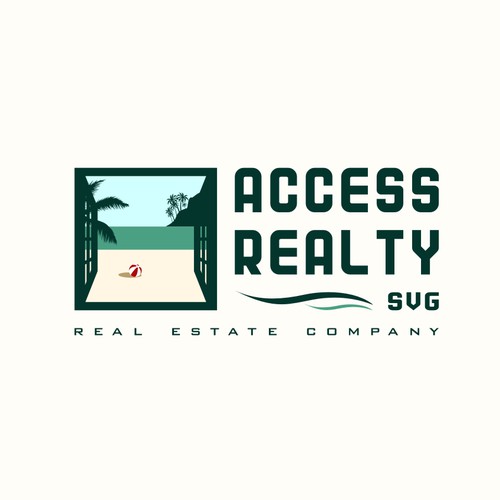 Logo for a real estate company Access Realty SVG 