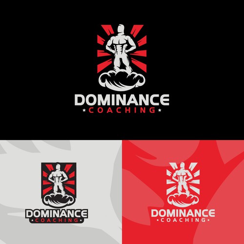 Masculine logo for a coaching program