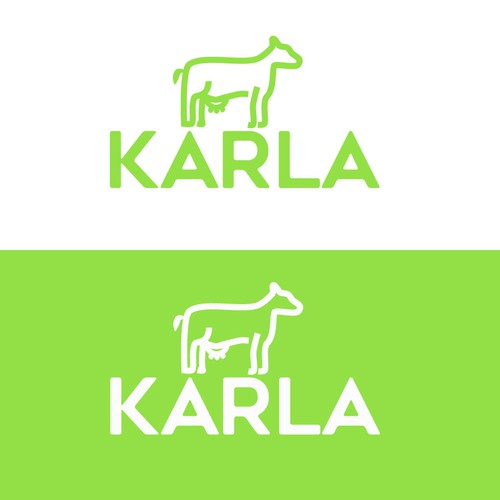 Logo concept for animal tracking app for farmers