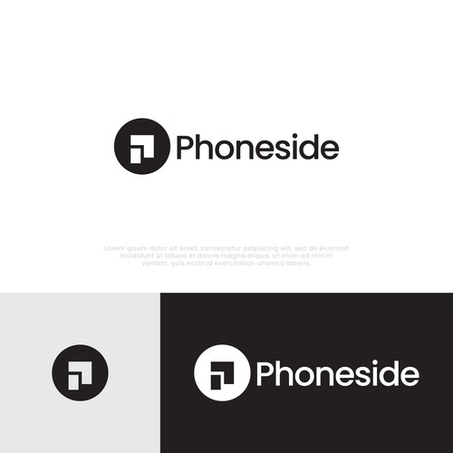 Phoneside Logo for Cutting Edge Smartphone Accessory Brand