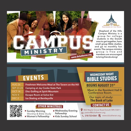 Flyer Design for Campus Ministry