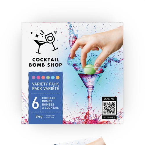 New Packaging For Cocktail Bomb Shop