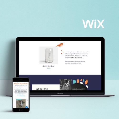 Webshop redesign for Whirl designs