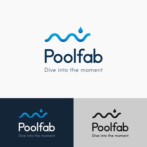 "Poolfab" logotype