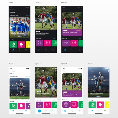 App design for Norways biggest platform for youth.