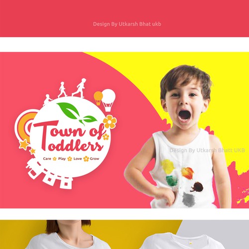 Town of Toddlers logo design