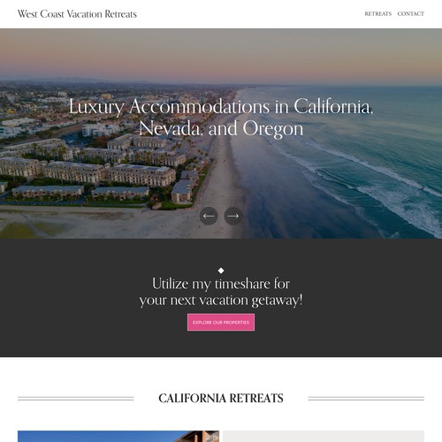 Vacation Rental Website
