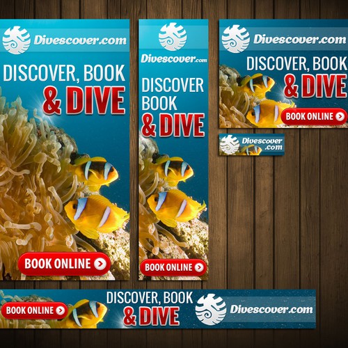 Create the next banner ad for Divescover.com