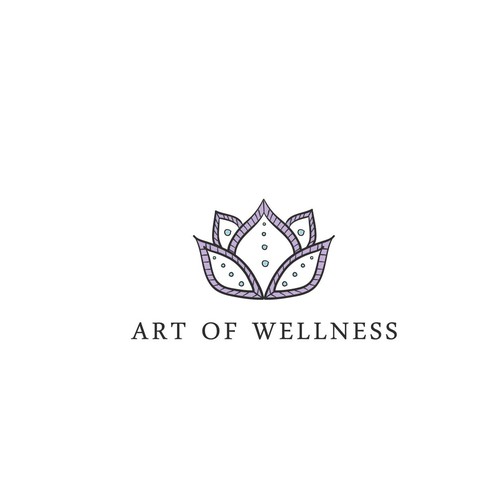 Logo concept for "art of wellness"