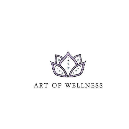 Logo concept for "art of wellness"