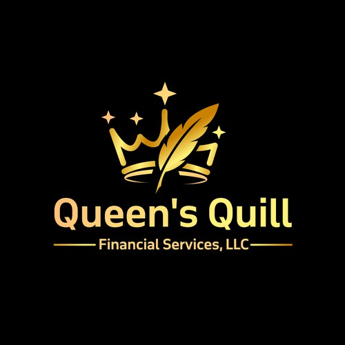 Queen's Quill Financial Services, LLC Logo design