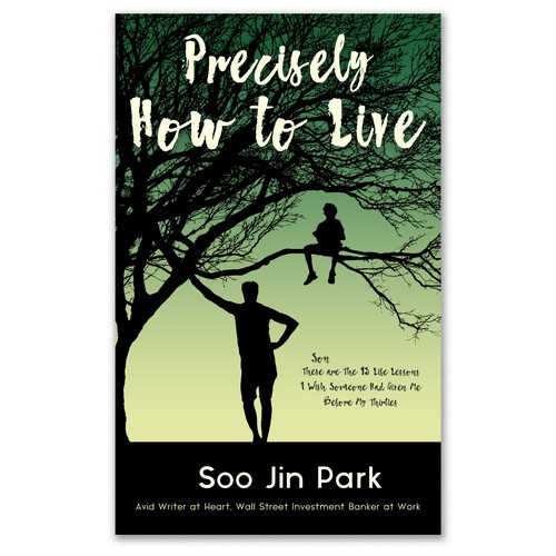 Kindle cover for a book of life lessons - concept 1