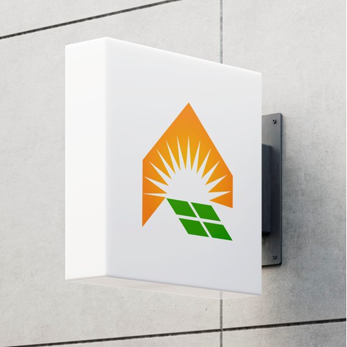 Solar Panel + Letter R