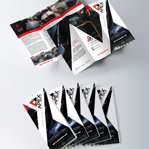 Apex Custom auto promotional brochure