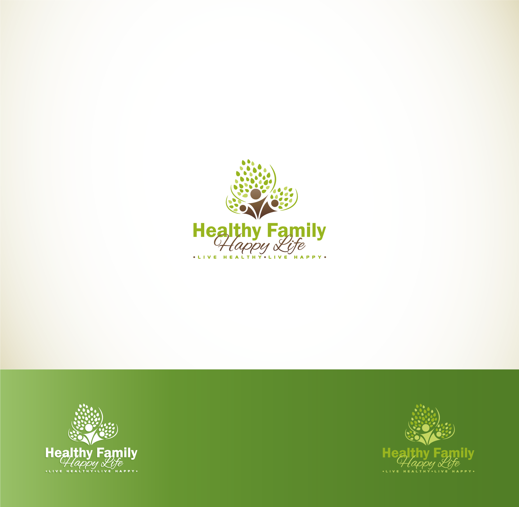 New logo and business card wanted for Healthy Family Happy Life