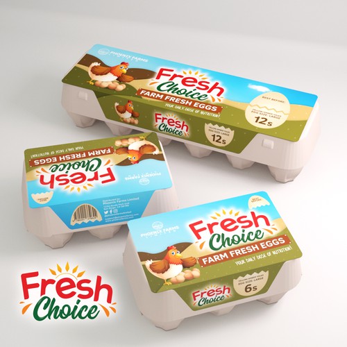 Packaging for Fresh Choice Eggs