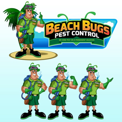 beach bugs mascot