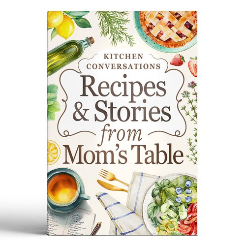 Cookbook cover design