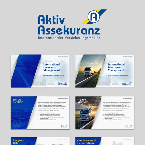 Presentation Template for Aktiv Assekuranz