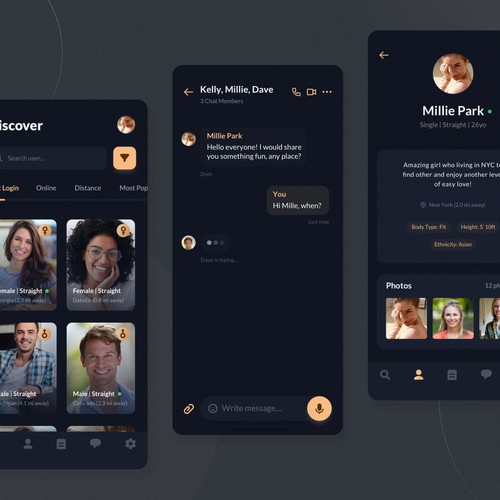 Dating Mobile Apps Design