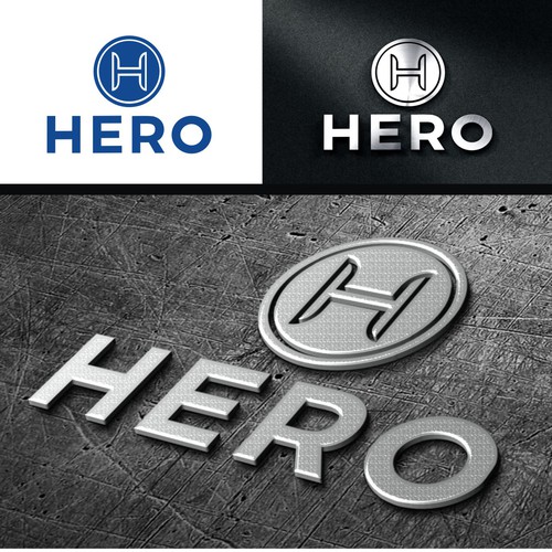 HERO.style clean and powerful Logo Design