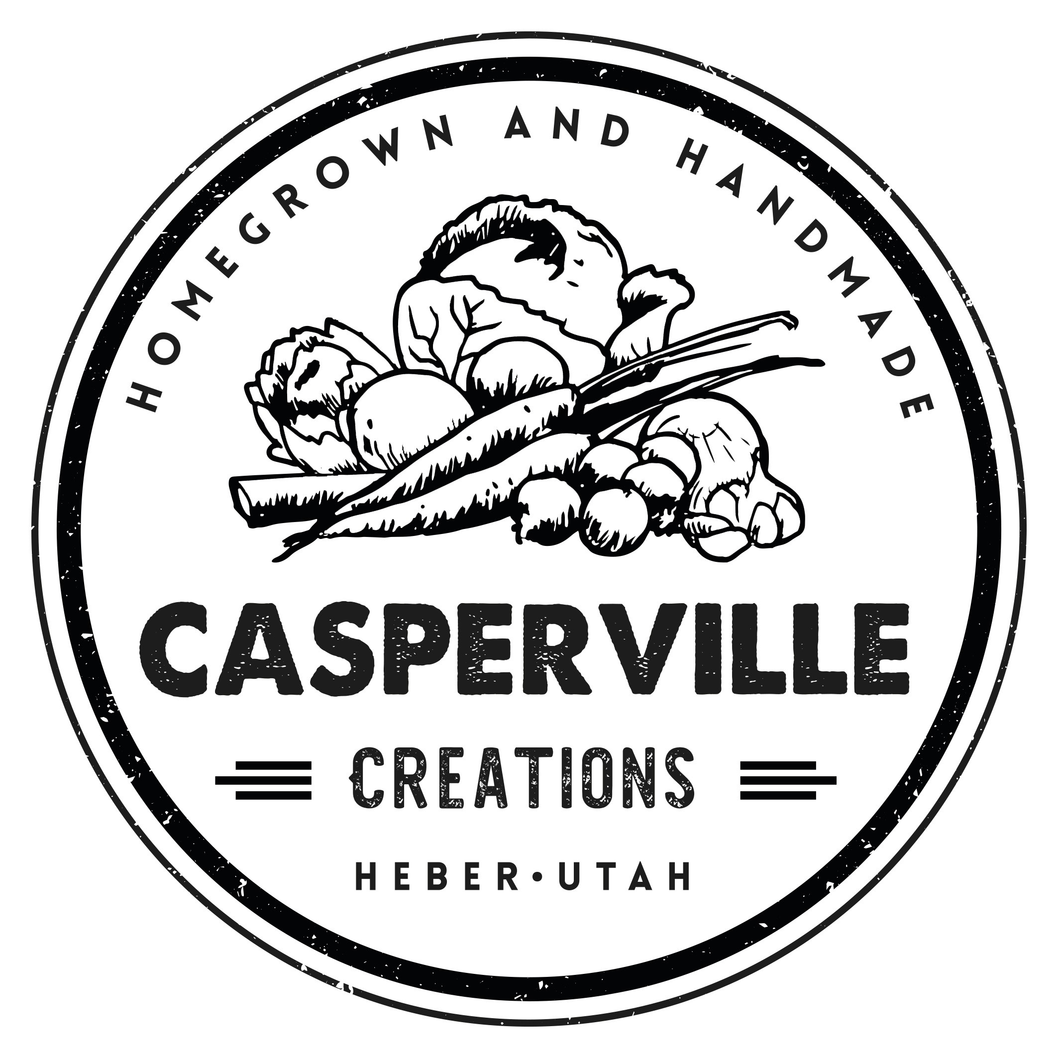 Attractive logo for a local organic produce farm.
