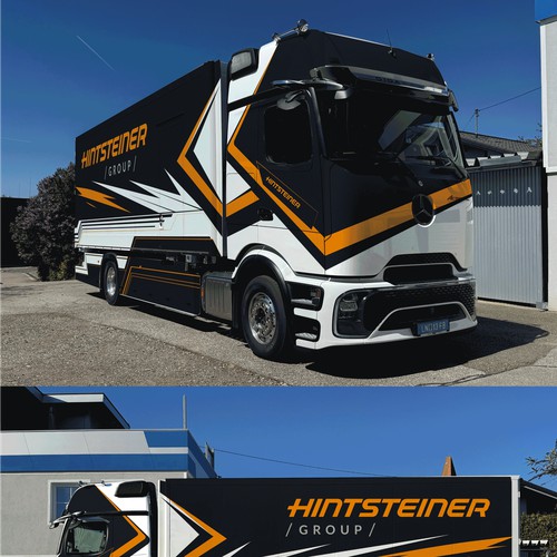 Premium Fleet Livery & Truck Wrap for Hintsteiner Group