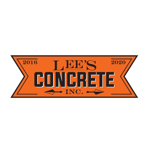Bold logo concept for concrete company