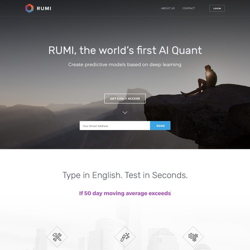 RUMI Landing Page