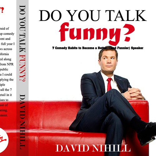 Cool Book Cover For Fun Book Using Stand Up Comedy For Business Speaking