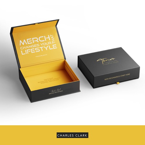 Merchandise Box packaging design