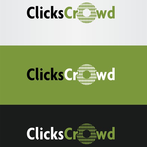 Logo for ClicksCrowd - Guaranteed.