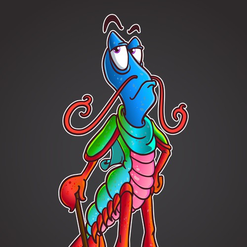 shrimp mascot