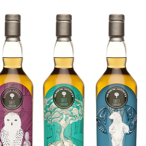 Design amazing label for Aquavit liquor bottle